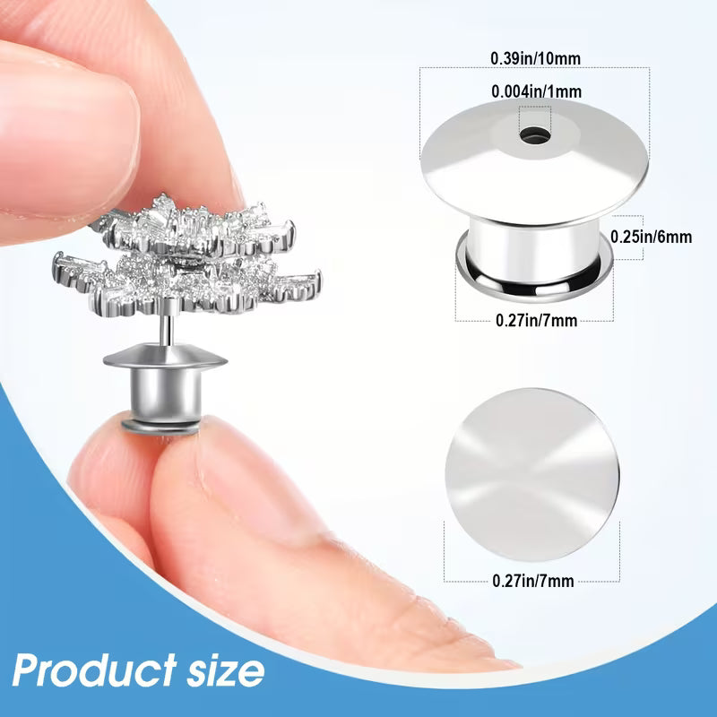 Enamel Pin Locking Pins (10 pk)