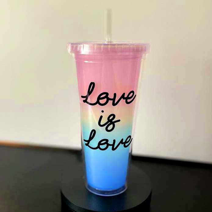 Pride Tumbler "Love is Love"